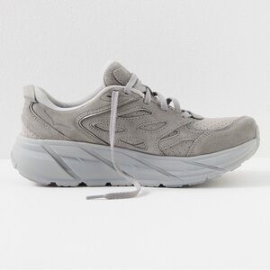 Hoka Clifton L Suede Sneakers Women’s Size 8 Limestone